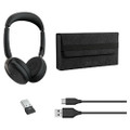 Jabra Evolve2 65 Flex MS Stereo ANC, Wireless Bluetooth Headset, USB-A