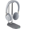Yealink BH72 Stereo MS Teams, Wireless Bluetooth Headset With Charging Stand, USB-A (Light Gray)