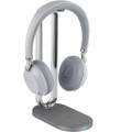 Yealink BH72 Stereo UC, Wireless Bluetooth Headset With Charging Stand, USB-A (Light Gray)