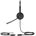 Yealink YHS34 Lite Dual UC, Wired Headset With QD to RJ Port
