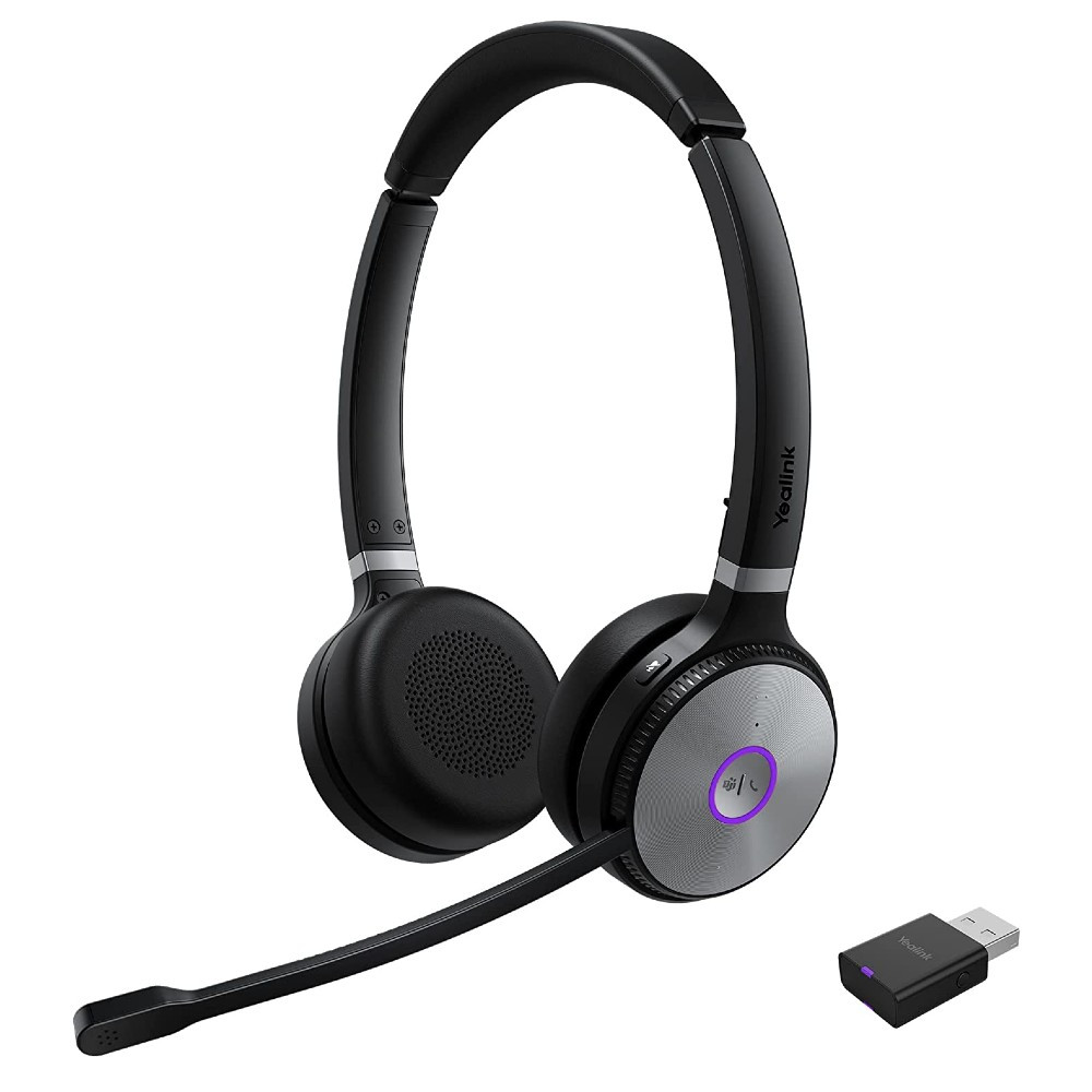 Yealink WH62 Mono DECT Wireless Headset UC, Black