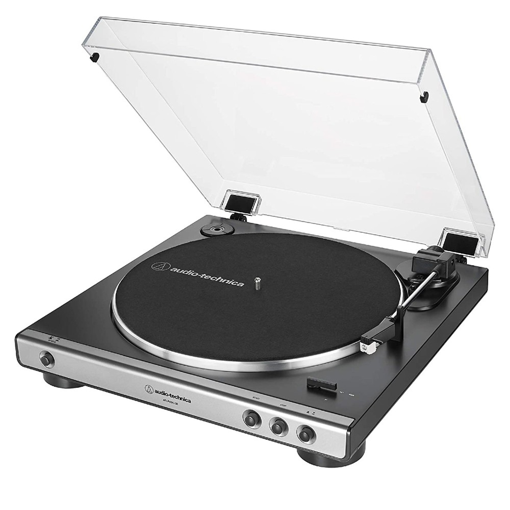 Audio-Technica Singapore, Audio-Technica Turntables, Audio-Technica AT-LP60XUSB, Audio-Technica AT-LP60XUSB Automatic Wireless Belt Drive Turntable, USB &  RCA (Gunmetal) (4961310147242/ AT-LP60X USB GM)