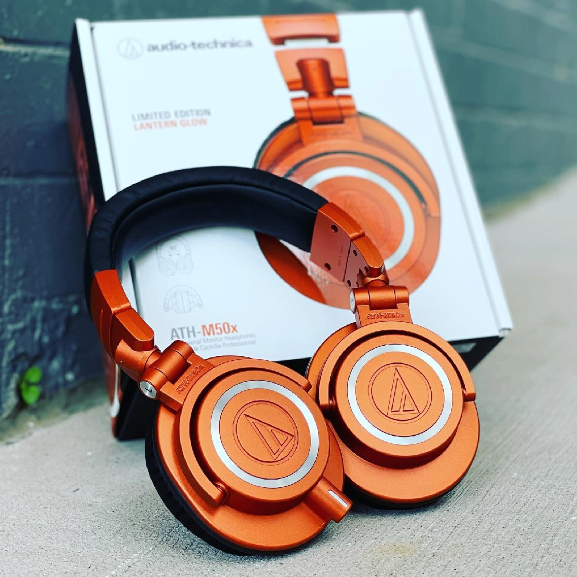 Audio-Technica ATH-M50X MO Metallic Orange Studio Wired Headphones 