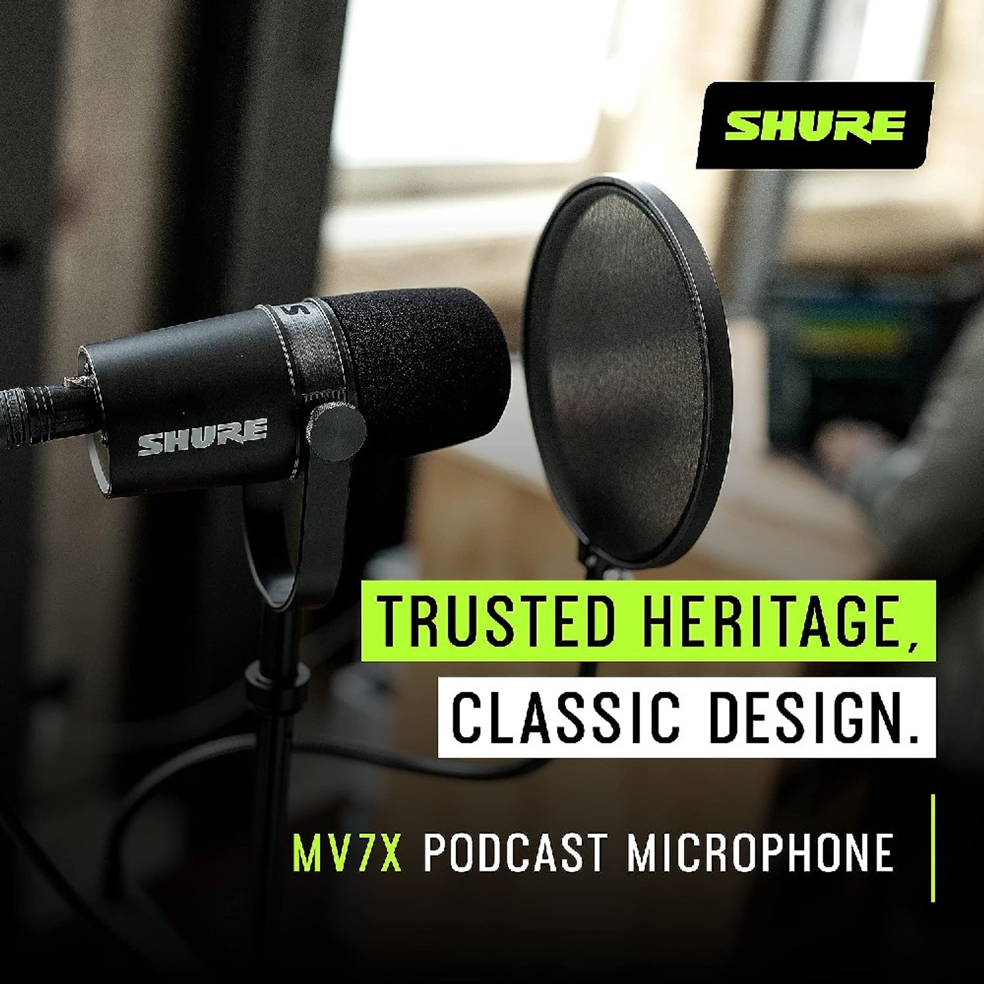 Podcast Microphone Shure MV7X