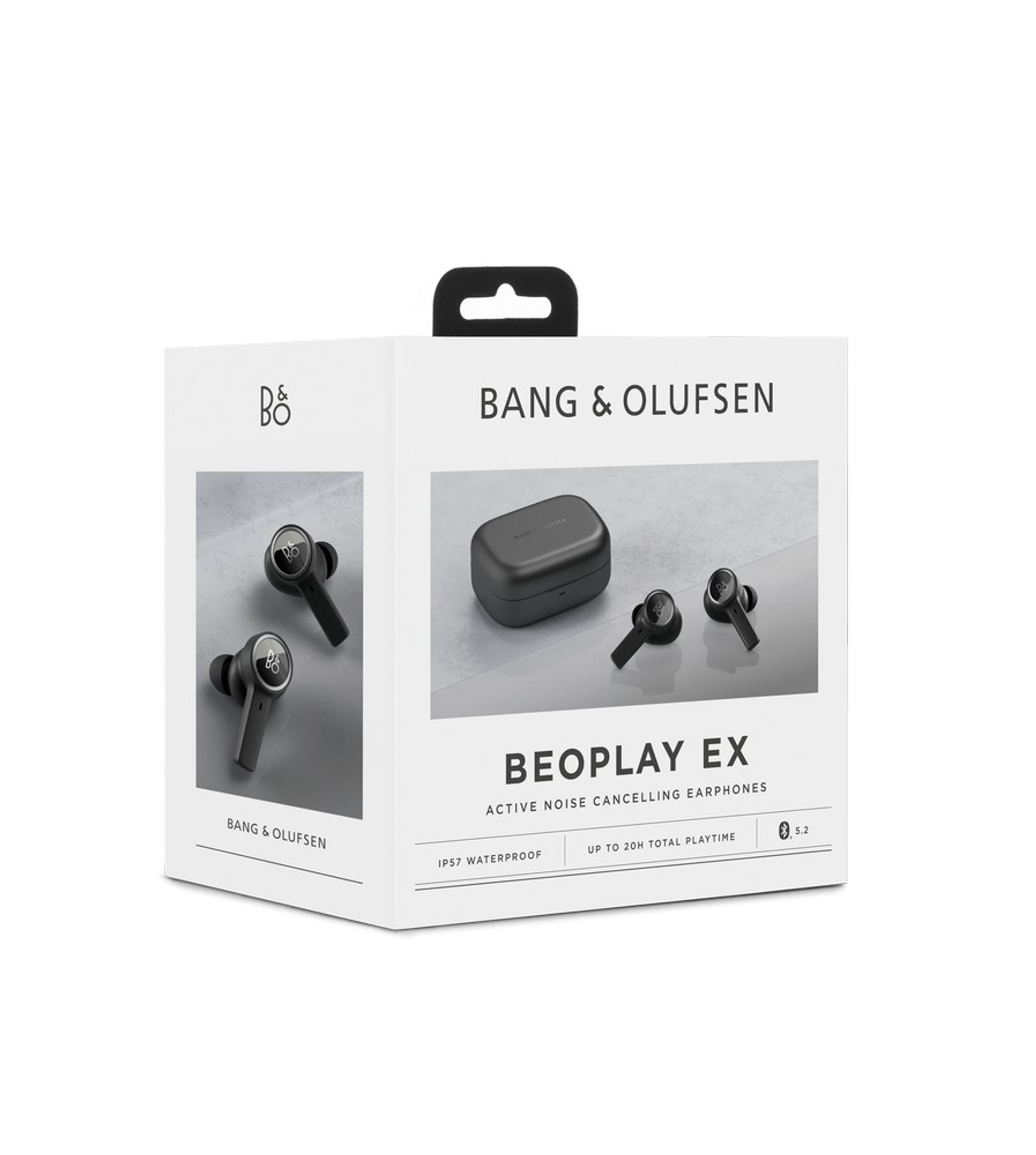 Bang & Olufsen Beoplay EX - Wireless Bluetooth Earphones with Microphone  and Active Noise Cancelling, Waterproof, 20 Hours of Playtime