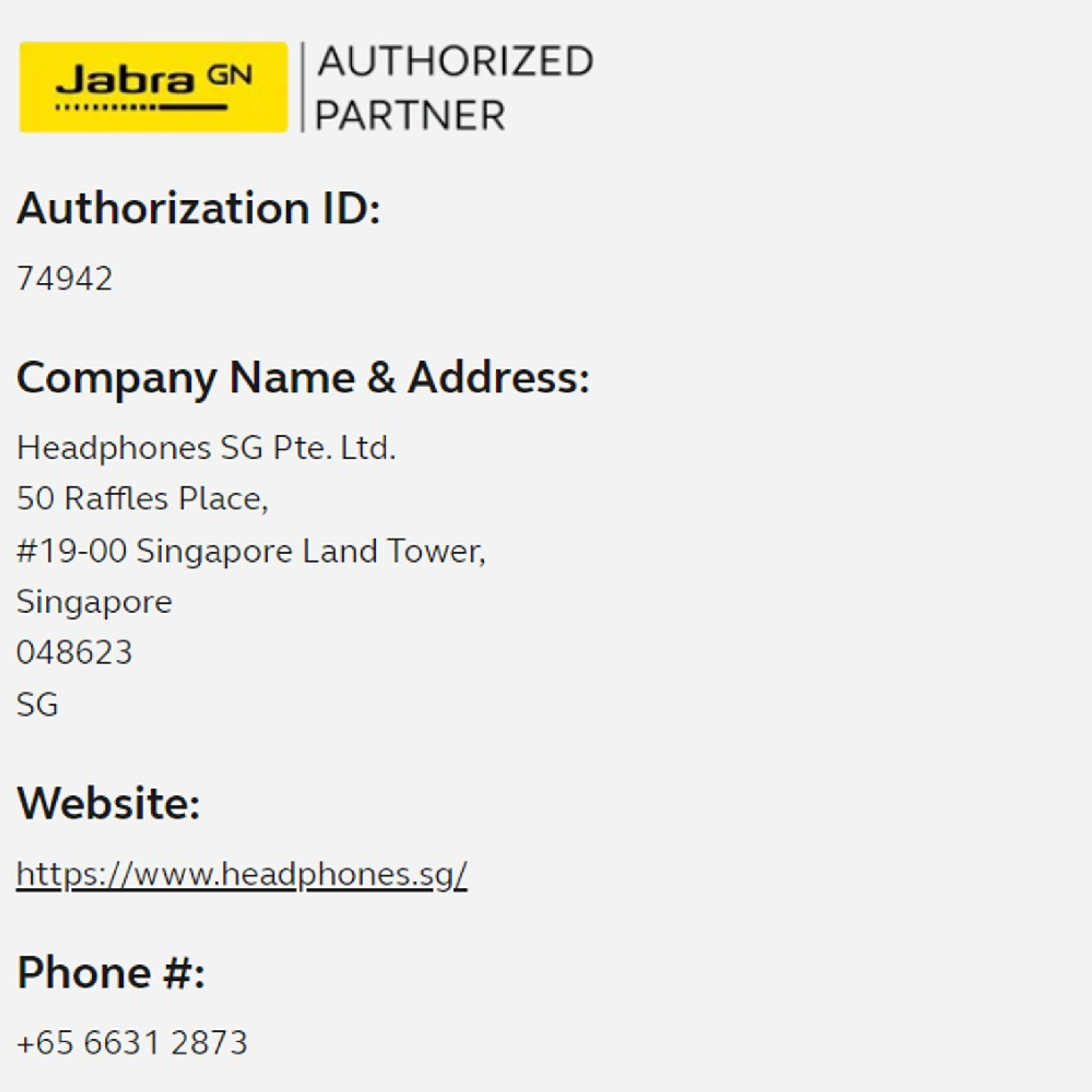 | Headsets | | Jabra Bluetooth | 55 Jabra Headset, Singapore Jabra (25599-889-999) UC Jabra USB-A Mono HEADPHONES Wireless Evolve2 Evolve2 ANC,