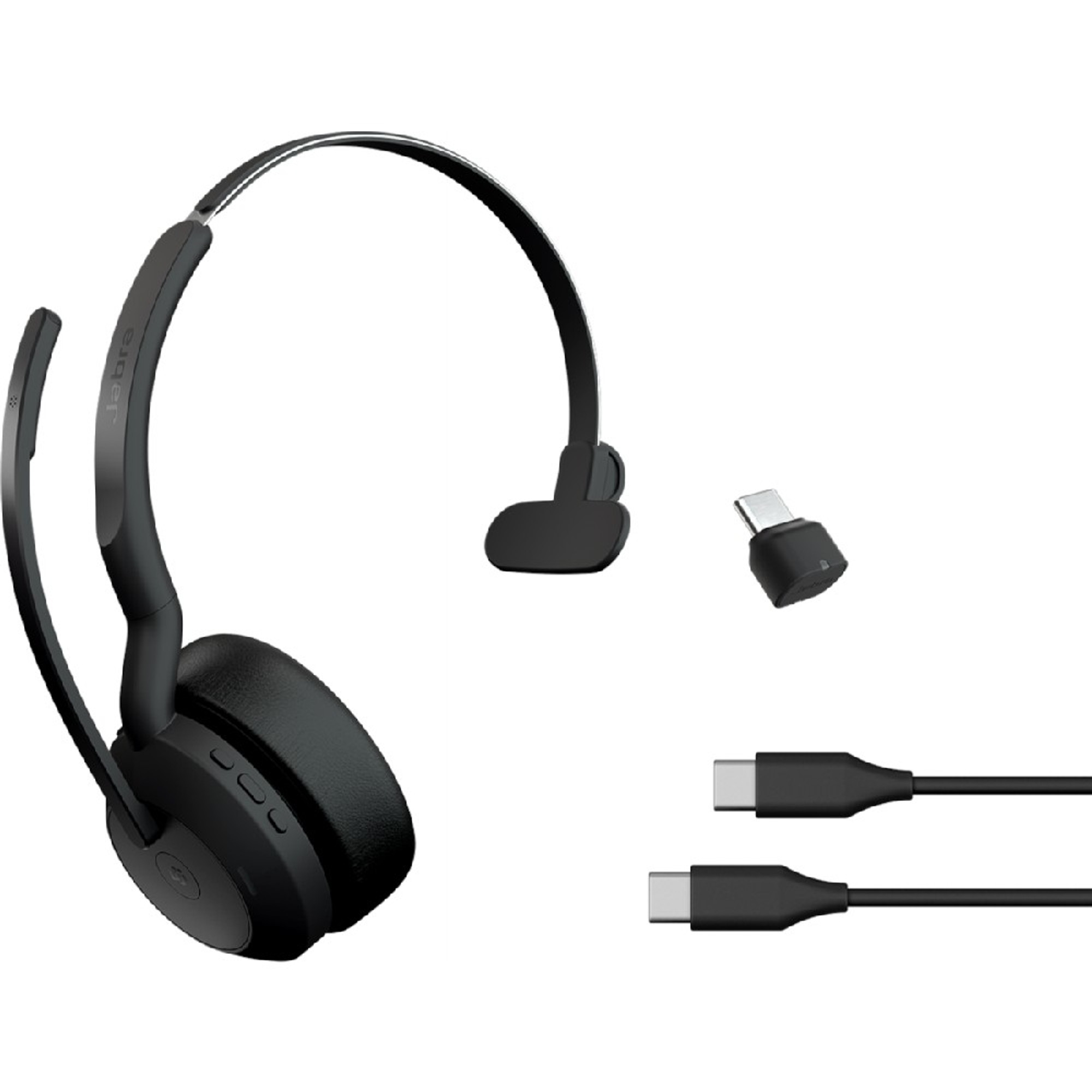 Jabra Singapore UC Jabra | Headset, Headsets Jabra Bluetooth Wireless Mono Evolve2 ANC, Jabra HEADPHONES | USB-C Evolve2 | (25599-889-899) | 55