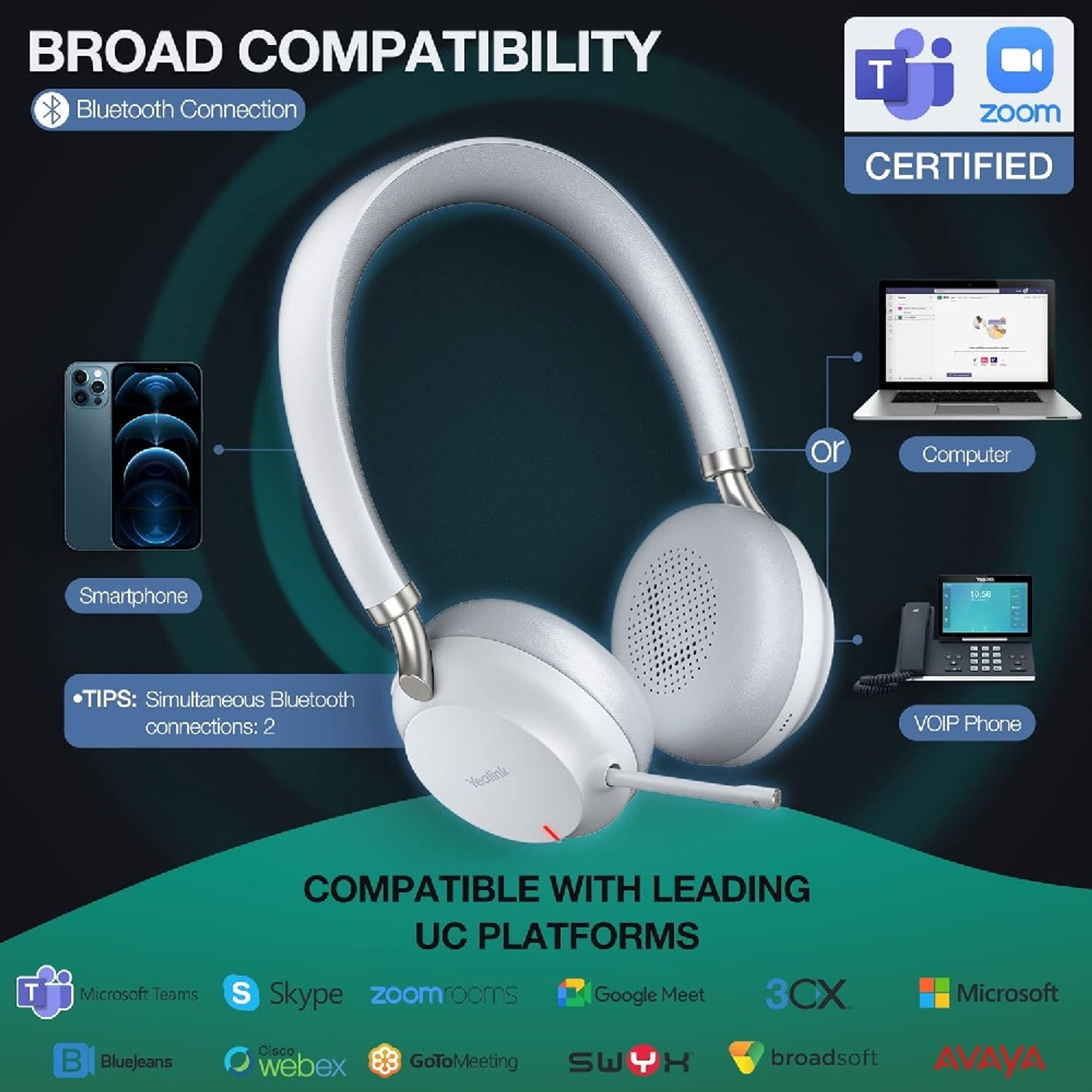 Zoom compatible 2024 headsets