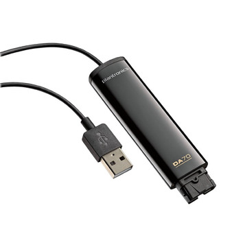 Poly Plantronics DA70 USB Audio Processor For EncorePro 500 & EncorePro 700 Headsets, QD to USB Adapter