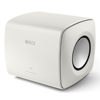KEF KC62 Ultra Compact 1000W RMS Subwoofer (Mineral White)