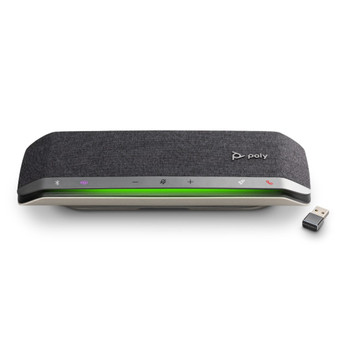 Poly Plantronics Sync 40+ Smart Wireless Conference Speakerphone, With BT600 Bluetooth Adapter, MS Teams, USB-A, USB-C