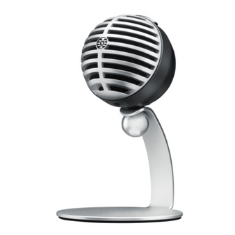 Shure MV5 Digital Condenser Microphone, Cardioid, USB (Grey)