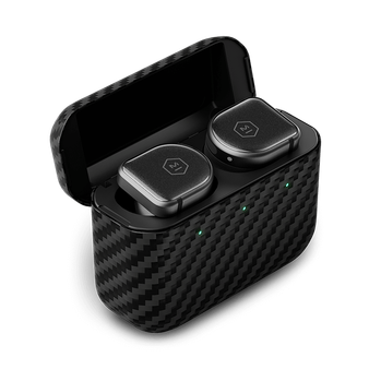 Master & Dynamic MW08 Sport Active Noise-Cancelling True Wireless Earbuds (Black Sapphire Glass)