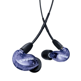 Shure SE215 Pro Professional Sound Isolating Earphones (Purple)