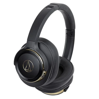 Audio-Technica ATH-WS660BT Solid Bass Wireless Over-Ear Headphones (Black Gold)