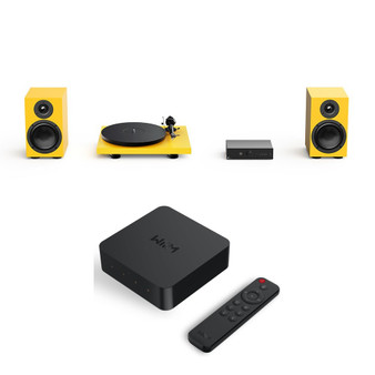 Pro-Ject Colourful Audio System 2 All-In-One True Analog HiFi Stereo System (Satin Yellow) with WiiM Pro Plus Pro-Ject Colourful Audio System 2 All-In-One True Analog HiFi Stereo System (Satin Yellow) with WiiM Pro Plus