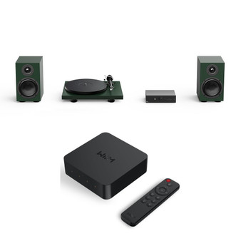 Pro-Ject Colourful Audio System 2 All-In-One True Analog HiFi Stereo System (Satin Green) with WiiM Pro Plus Pro-Ject Colourful Audio System 2 All-In-One True Analog HiFi Stereo System (Satin Green) with WiiM Pro Plus