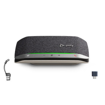 Poly Plantronics Sync 20+ USB Bluetooth Smart Speakerphone With BT700 Wireless Adapter, UC, USB-C/A Poly Plantronics Sync 20+ USB Bluetooth Smart Speakerphone With BT700 Wireless Adapter, UC, USB-C/A