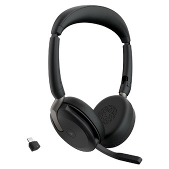 [FLASH DEAL] Jabra Evolve2 65 Flex MS Stereo ANC, Wireless Bluetooth Headset, USB-C
