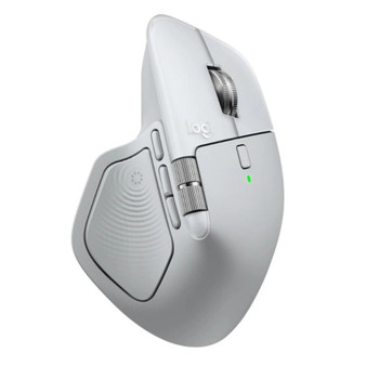 Logitech MX Master 4 Wireless Mouse for Mac (White/Silver)