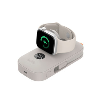 Belkin Power Bank 10K with Apple Watch Charger (Sand)