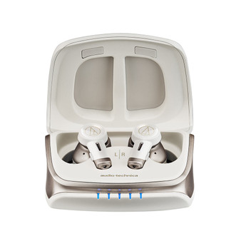 Audio-Technica ATH-TWX9MK2 Noise Cancelling Wireless Bluetooth Earbuds (White)