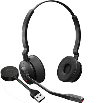 [OPEN BOX] Jabra Engage 55 Stereo UC, Wireless DECT Headset, USB-A (Black)