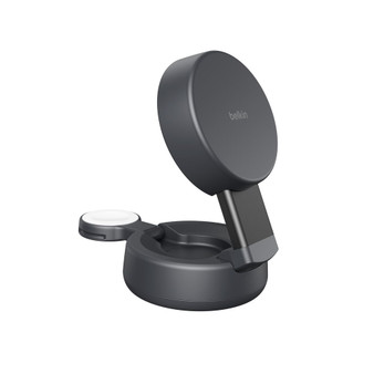 Belkin UltraCharge Pro 2-in-1 Convertible Magnetic Charger with Qi2 25W (Black)