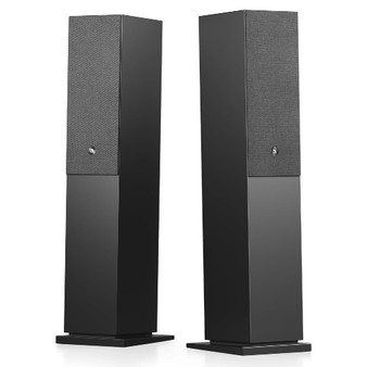 Audio Pro A48 W Wireless Multiroom Floorstanding Stereo Speaker (Black)