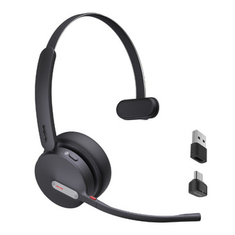 Yealink BH70 Mono, Wireless Bluetooth Headset, UC, USB-C/A