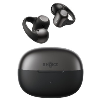 Shokz OpenDots Two Open-Ear Clip-On True Wireless Earbuds (Black)