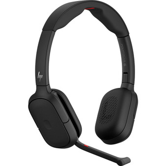 HP Poly Focus 625 Stereo Wireless Bluetooth Headset, USB-C/A Adapter