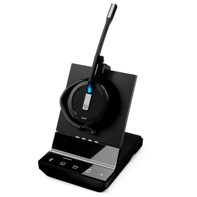 EPOS Sennheiser Impact SDW 5015, Convertible Wireless DECT Headset, Dual Connectivity - Deskphone, Computer, With Base Station