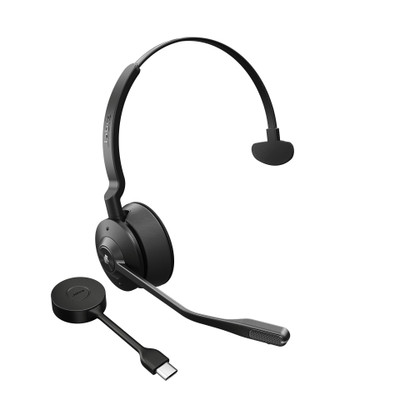 Jabra Engage 55 Mono MS, Wireless DECT Headset, USB-C (Black)