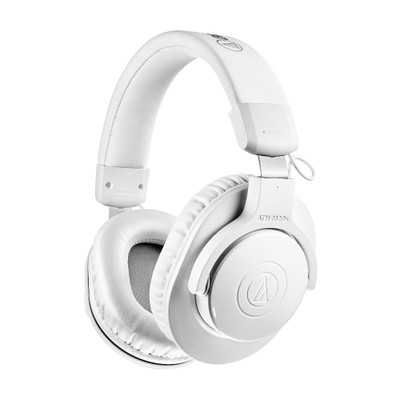 Audio-Technica ATH-M20xBT Wireless Over-Ear Headphones, Over-Ear, Closed-Back (White)
