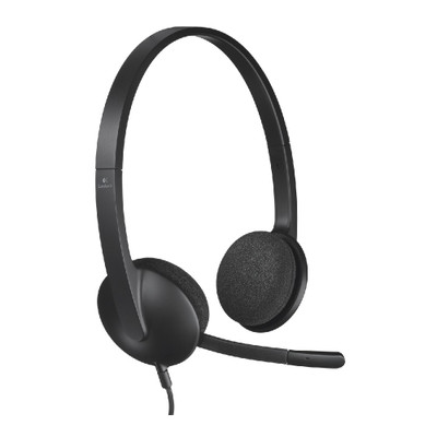 Logitech H340 Stereo Wired USB Headset, USB-A