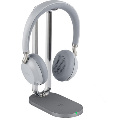 Yealink BH72 Stereo MS Teams, Wireless Bluetooth Headset With Charging Stand, USB-C (Light Gray)