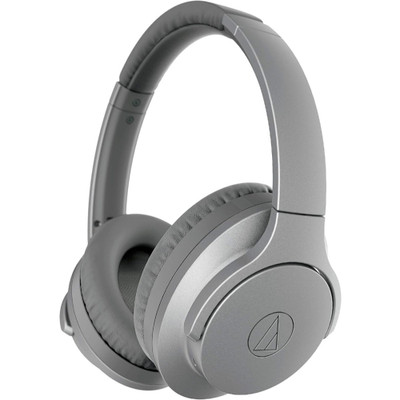 Audio-Technica ATH-ANC700BT QuietPoint Wireless Active Noise-Cancelling Headphones (Grey)