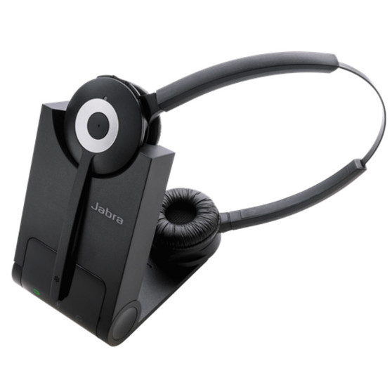 Jabra Pro 930 UC Duo Stereo Wireless Headset With DECT Base Station (Black)
