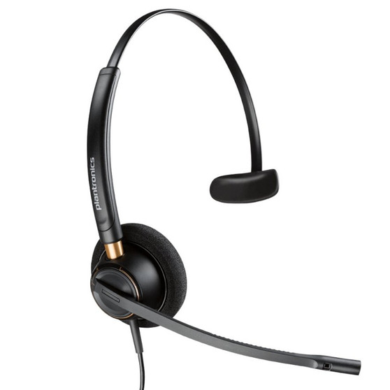 Poly Plantronics EncorePro 510 Digital QD Mono Noise Cancelling Headset, Quick Disconnect