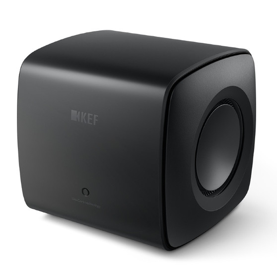 KEF KC62 Ultra Compact 1000W RMS Subwoofer (Carbon Black)
