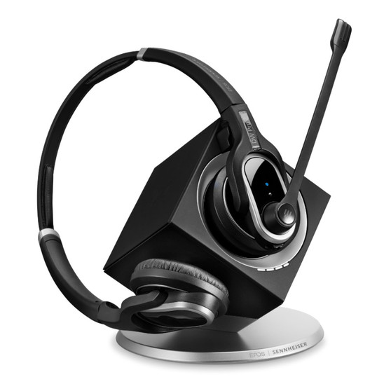 EPOS Sennheiser Impact DW Pro 2 ML, Stereo Wireless DECT Headset, Dual Connectivity - Deskphones & Softphones