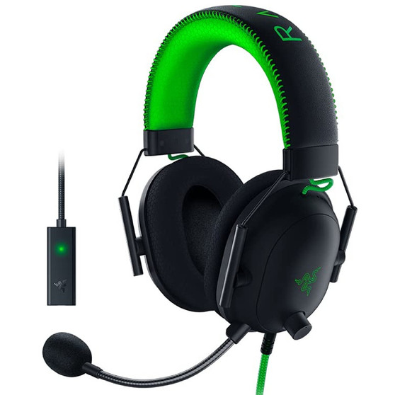 Razer BlackShark V2 with USB Sound Card Multi-Platform Wired Esports Headset (Special Edition)