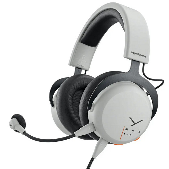 Beyerdynamic MMX 100 Gaming Headset, Closed-Back, 32 Ohms (Grey)
