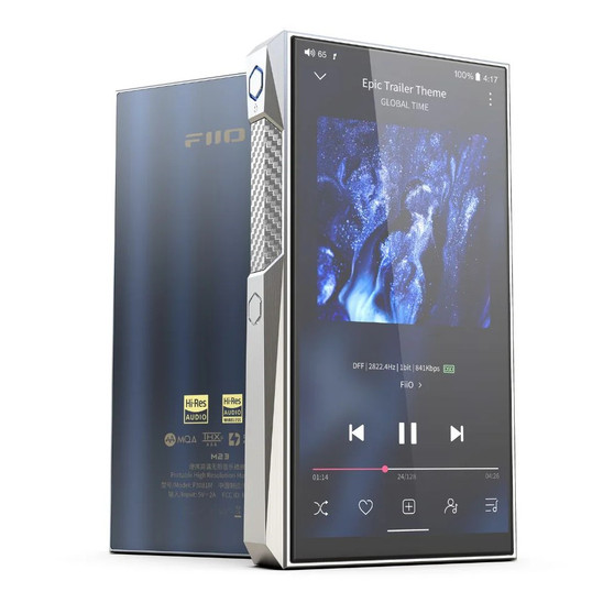 Fiio M23 Bluetooth Portable High Resolution Music Player (Stainless Steel)