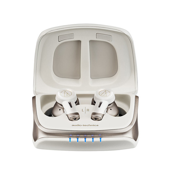 Audio-Technica ATH-TWX9MK2 Noise Cancelling Wireless Bluetooth Earbuds (White)