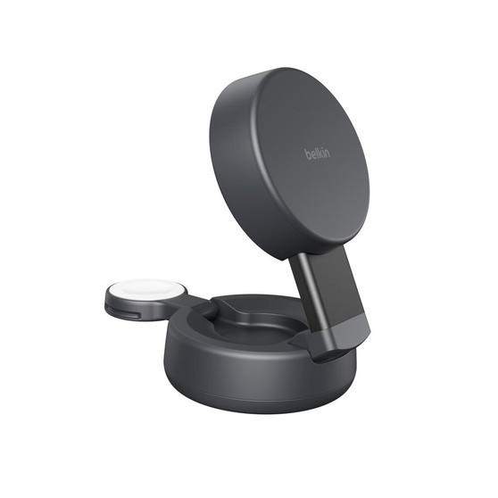 Belkin UltraCharge Pro 2-in-1 Convertible Magnetic Charger with Qi2 25W (Black)