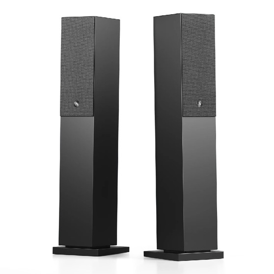 Audio Pro A38 W Wireless Multiroom Floorstanding Stereo Speaker (Black)