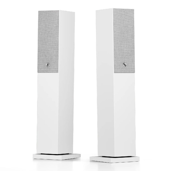Audio Pro A38 W Wireless Multiroom Floorstanding Stereo Speaker (White)