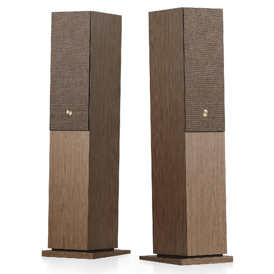 Audio Pro A48 W Wireless Multiroom Floorstanding Stereo Speaker (Walnut)